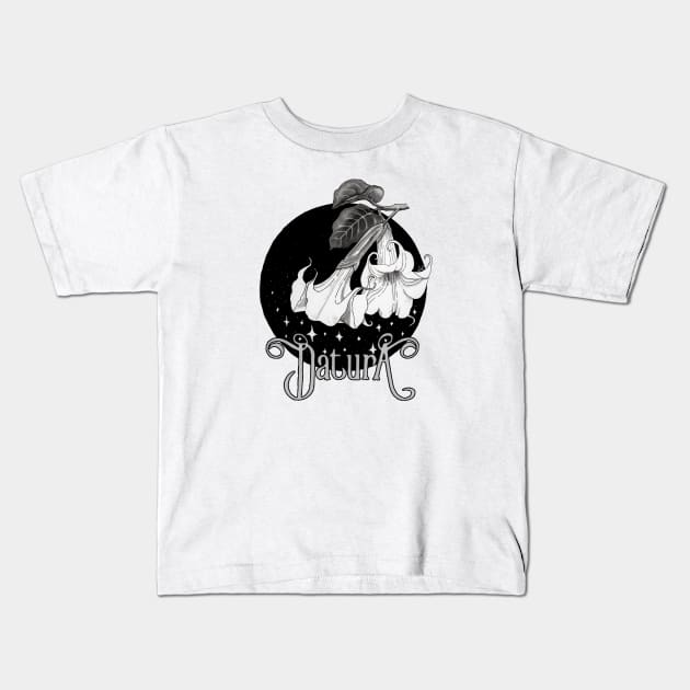 Datura II Kids T-Shirt by SolDaathStore